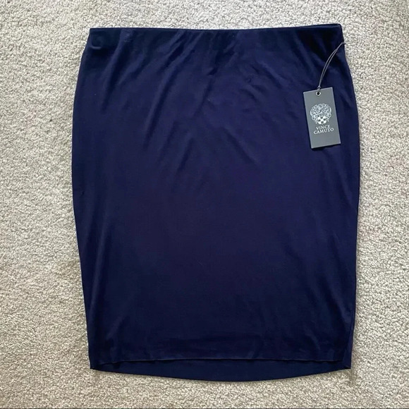 Vince Camuto Navy Blue Skirt Small NWT - Picture 5 of 6